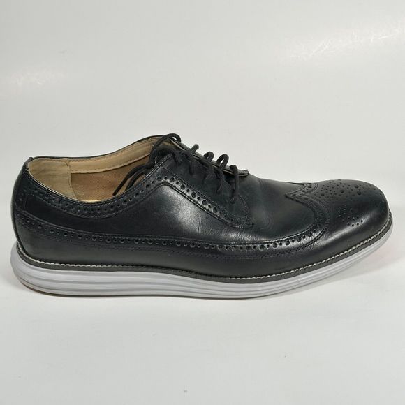 Cole Haan Grand OS Wingtip Oxford Shoes Men’s Size 11 M Black C21198 - Picture 7 of 15